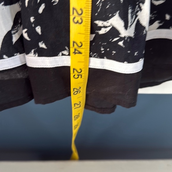 Jones New York Black and White A-Line Knee-Length Skirt - Picture 8 of 9